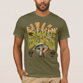 Camiseta Groovy Retro Feelin' Mystical Mushrooms