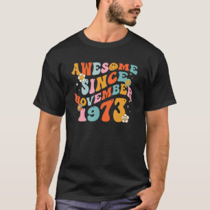 Camiseta Groovy Retro Sorprendente desde 1973 49 años 49 añ
