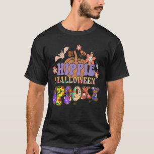 Camiseta Groovy Retro Spooky Vibes Witch Switch Halloween W