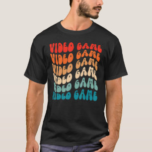 Camiseta Groovy Retro Video Game Gamer Chica Retro 70 Boho