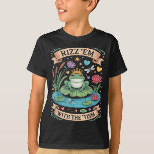 Camiseta Groovy RIZZ EM con TISM Frog Prince Autismo Papá