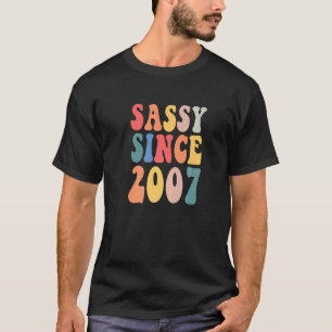 Camiseta Groovy Sassy desde 2007 Partido de Cumpleaños de l