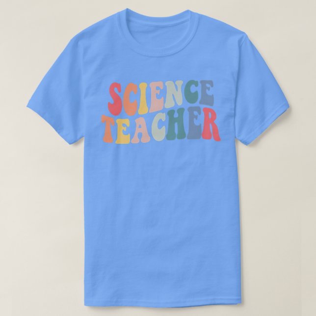 Camiseta Groovy Science Teacher Pocket Teacher de vuelta a  (Diseño del anverso)