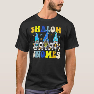 Camiseta Groovy Shalom Gnomes Jew Hanukkah Pajamas Chanuka
