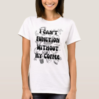 Camiseta Groovy Sketch Coffee Lover T-Shirt