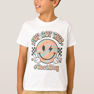 Camiseta Groovy Smile Face This You Got Rock Day