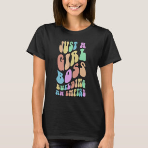 Camiseta Groovy SOLO UNA JEFA CONSTRUYENDO UN IMPERIO Mamá