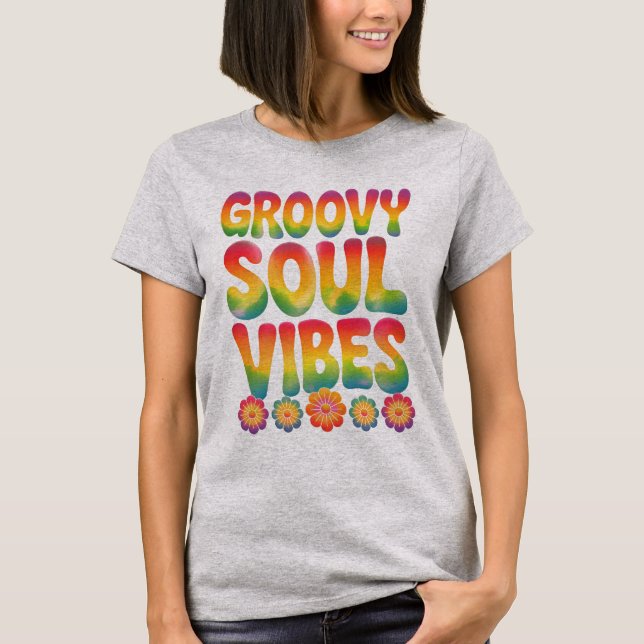 Camiseta Groovy Soul Vibes (Anverso)