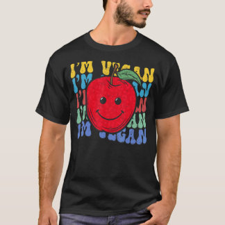 Camiseta Groovy Soy Vegano Día Mundial Vegetariano Verduras
