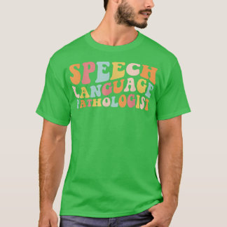 Camiseta Groovy Speech Language Pathologist Leopard Speech
