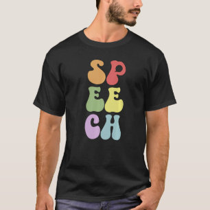 Camiseta Groovy Speech Language Pathólogo SLP Premium