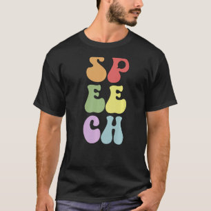 Camiseta Groovy Speech Language Pathólogo SLP Premium