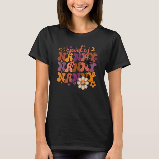 Camiseta Groovy Spooky Nanny (Anverso)