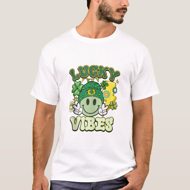 Camiseta Groovy St Patricks Day (Anverso)
