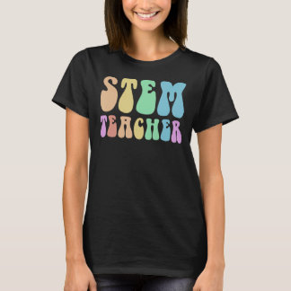 Camiseta Groovy STEM TEACHER Technology Crew Squad Tea