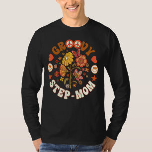 Camiseta Groovy Step Mom Groovy Cumpleaños Cumpleaños