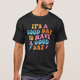Camiseta Groovy Su Buen Día Para Tener Un Moti Positivo De 