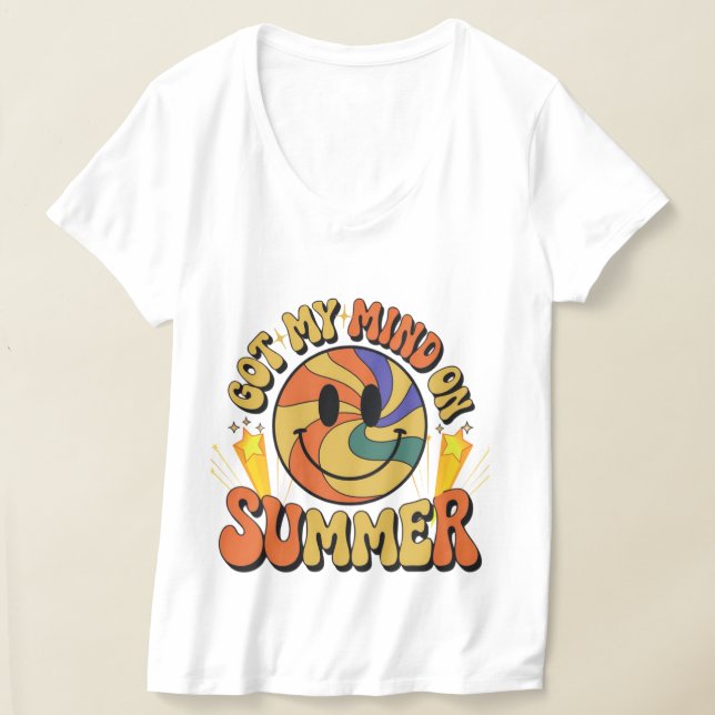 Camiseta Groovy Summer Vibes Smiley Tee (Distribución )