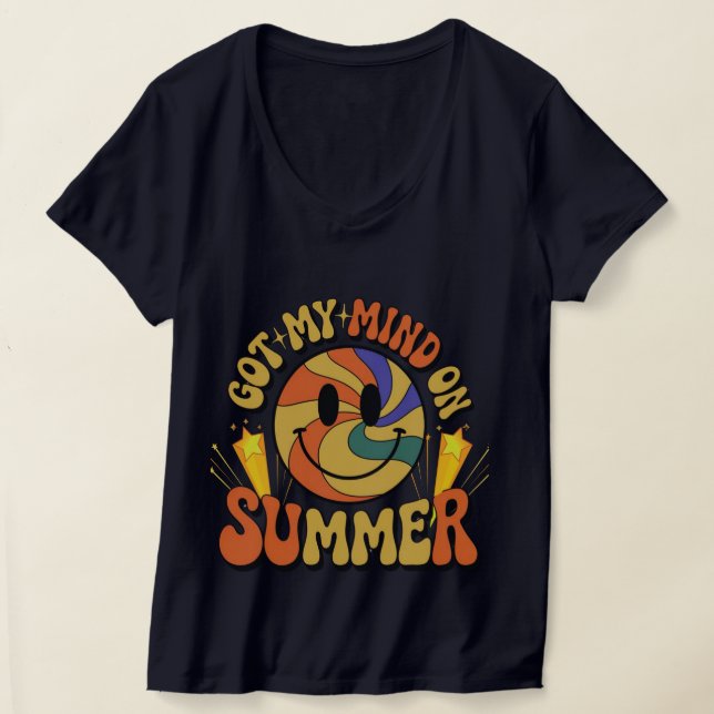 Camiseta Groovy Summer Vibes Smiley Tee (Distribución )