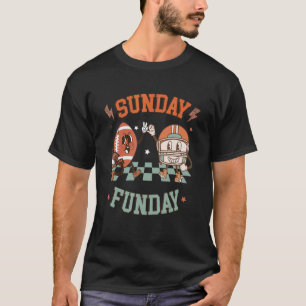 Camiseta Groovy Sunday Funday Footday Hombres Mujeres Mucha