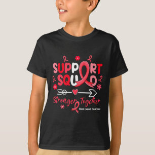 Camiseta Groovy Support Squad Red Ribbon Consciente del Cán