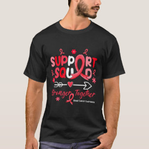 Camiseta Groovy Support Squad Red Ribbon Consciente del Cán