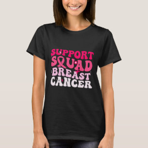 Camiseta Groovy Support Squad Sensibilización sobre el cánc