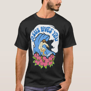 Camiseta Groovy Surf Retro Christian