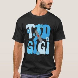 Camiseta Groovy T1D Gigi Mes de Concientización sobre la Di