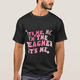 Camiseta Groovy Teacher Funny, soy yo, soy el profesor