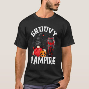 Camiseta Groovy Tee Para Mujeres Y Hombres Cute Vampiro Gno