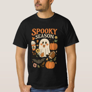 Camiseta Groovy Temporada Espeluznante Feliz Fantasma Calab