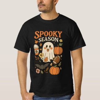 Camiseta Groovy Temporada Espeluznante Feliz Fantasma Calab