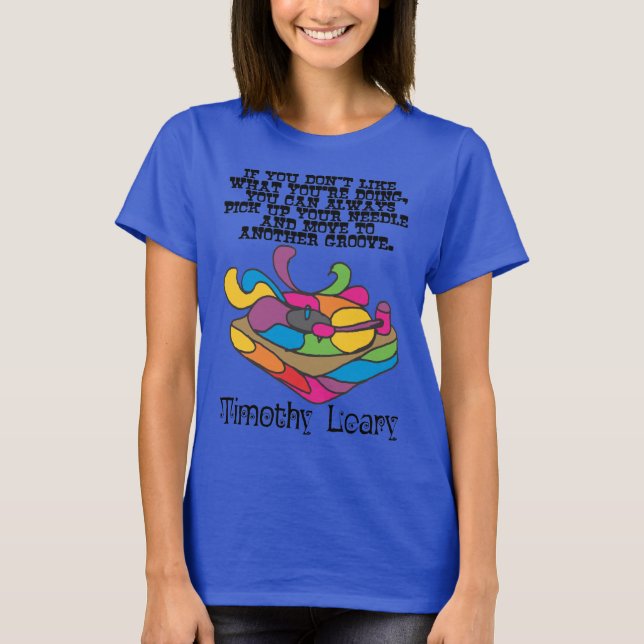 Camiseta Groovy - Timothy Leary (Anverso)
