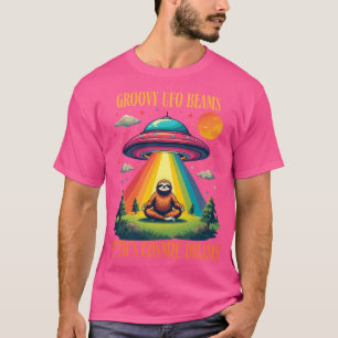 Camiseta Groovy Ufo Vigas Slots Cosmic Dreams Gracioso Slot