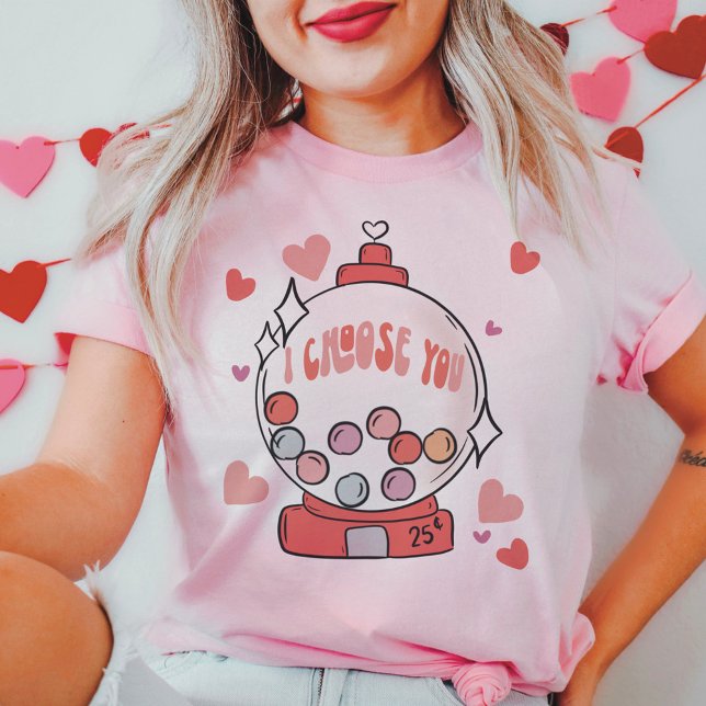 Camiseta Groovy Valentines Gum Ball (Subido por el creador)
