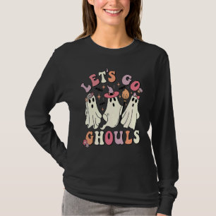 Camiseta Groovy Vamos a ir Duendes Floral Fantasma Hippie H