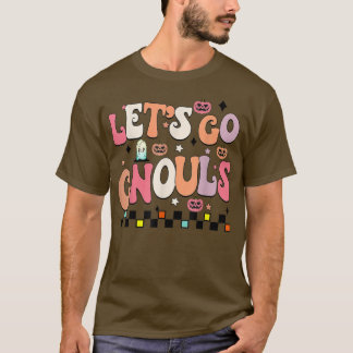 Camiseta Groovy Vamos Ghouls Retro Ghouls Hippie Hallowe