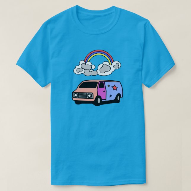 Camiseta Groovy Van (Diseño del anverso)