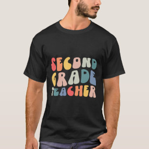 Camiseta Groovy Vintage Profesor de 2º Segundo Grado Byck a