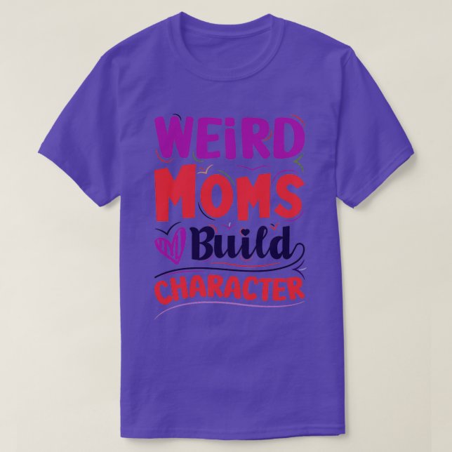 Camiseta Groovy Weird Moms Build Character Pegatina 5 (Diseño del anverso)