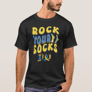 Camiseta Groovy World Down Syndrome Day 2023 es Rock Your S