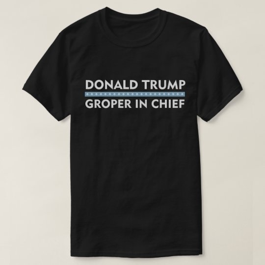 Camiseta Groper de Donald Trump en jefe