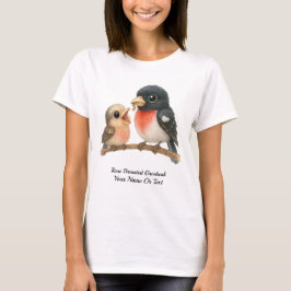 Camiseta Grosbeak Rosa en huelga