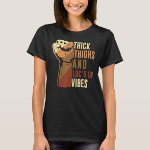 Camiseta Grosor de mano e historial negro de localizaciones