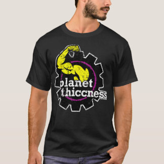 Camiseta Grosor del planeta Gimnasio Grosor Gracioso Chiste