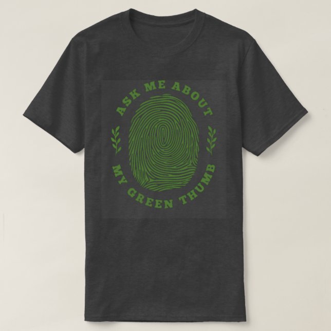Camiseta Grosor verde 4 (Diseño del anverso)