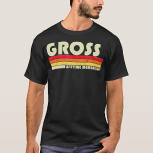 Camiseta GroSS Apellido gracioso retro vintage años 80 años