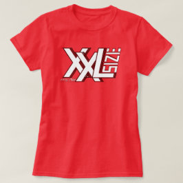Camiseta Grösse XXL - SIZE XXL - my Number Designerschrift