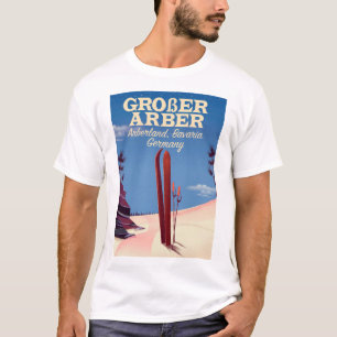 Camiseta Großer Arber, Arberland, esquí bávaro alemán